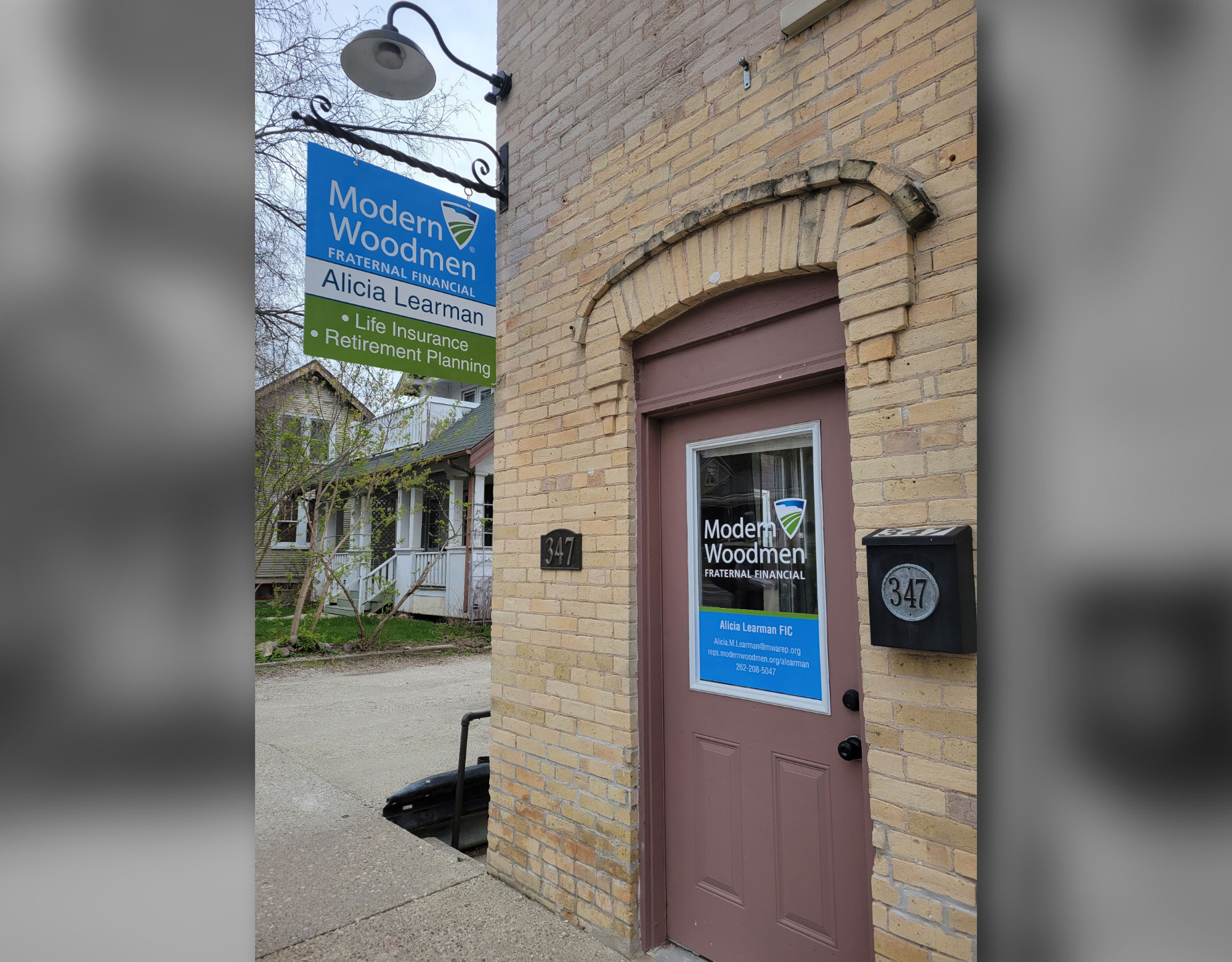 Modern Woodmen - Alicia Learman Building Signage