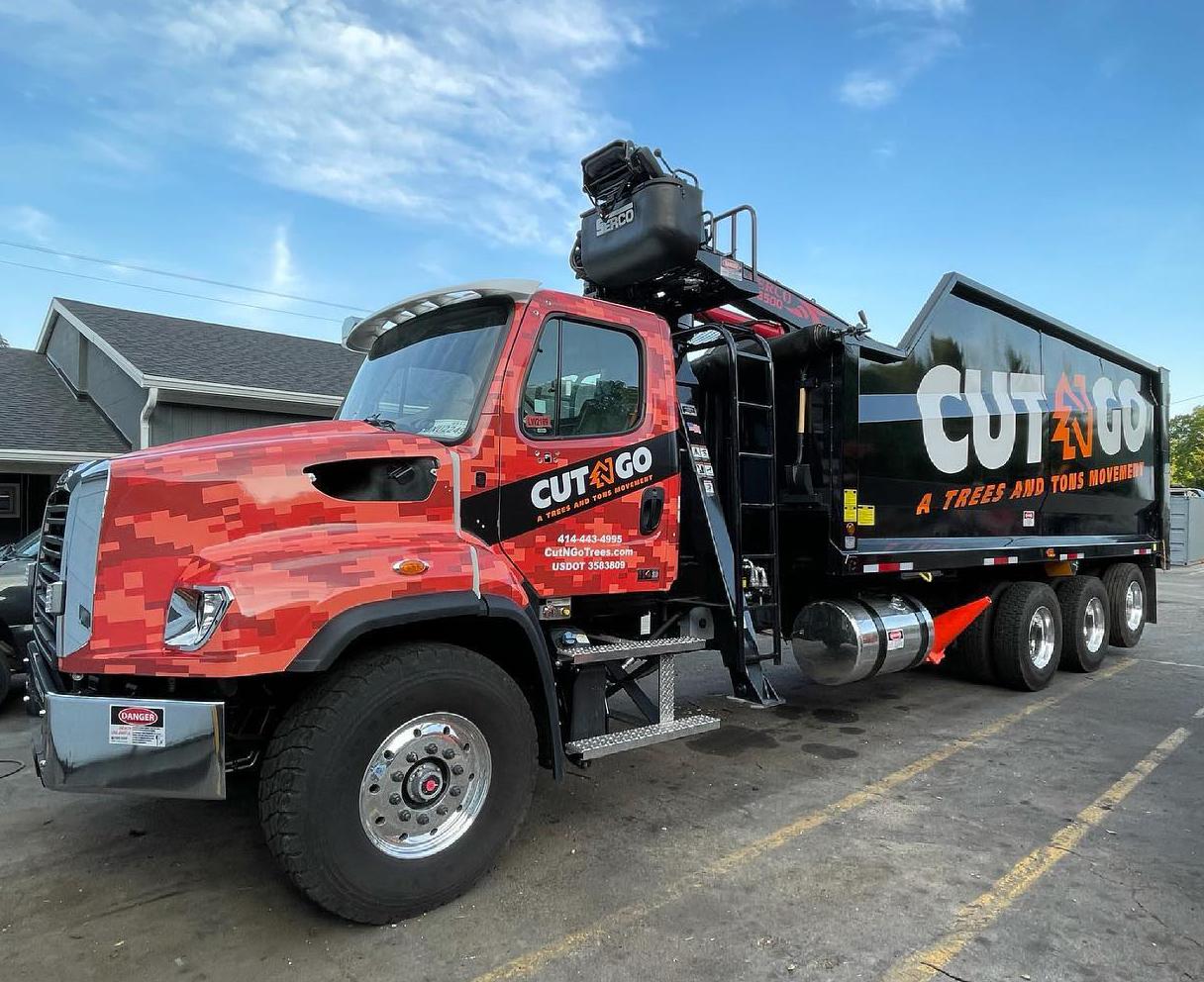 Commercial Dumpster Truck Fleet Wraps