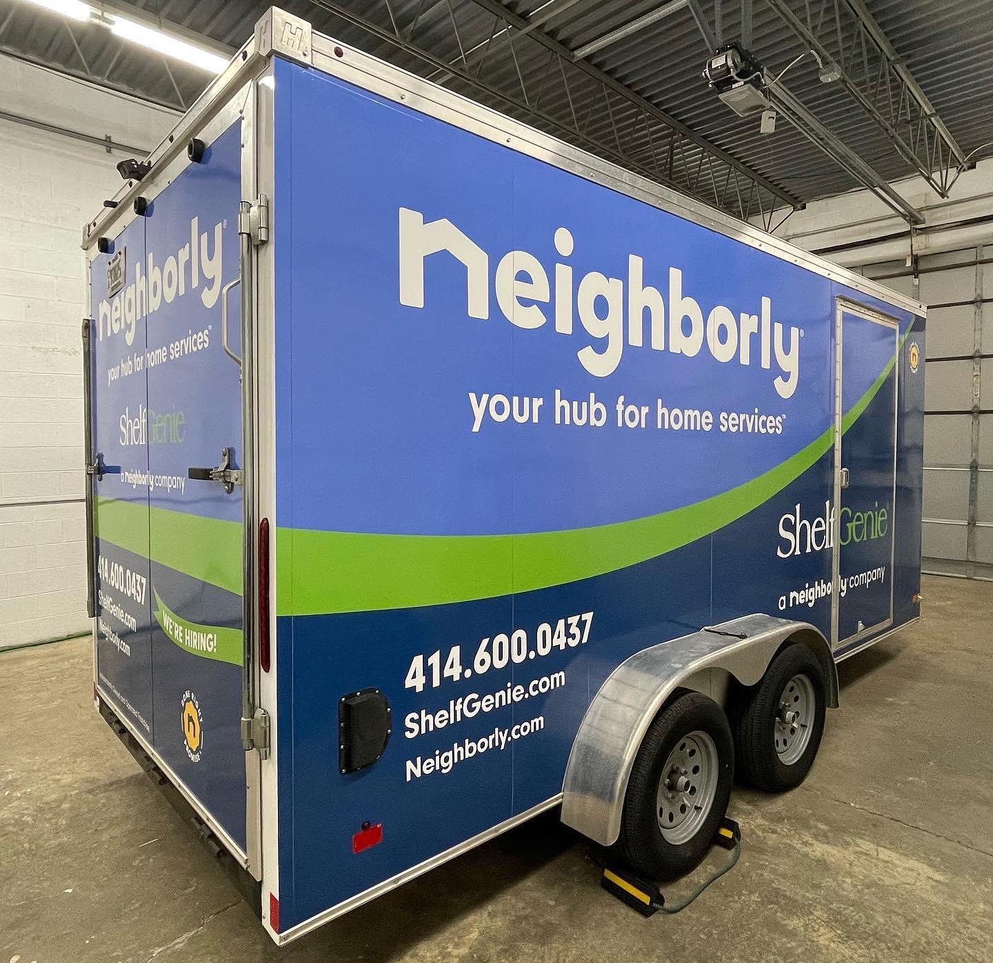 Culvers trailer wrapped by WI Wraps