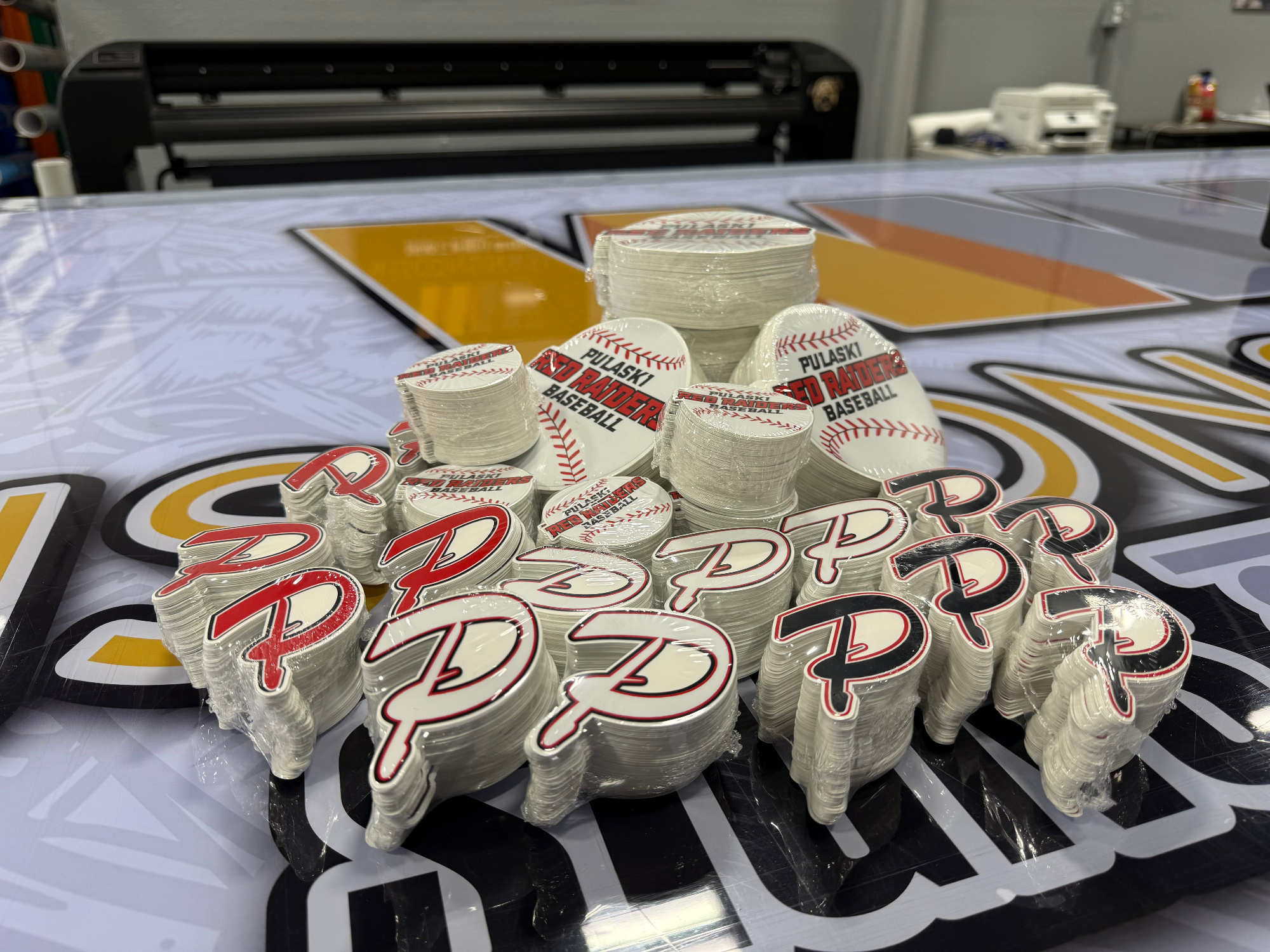 School Baseball Decals