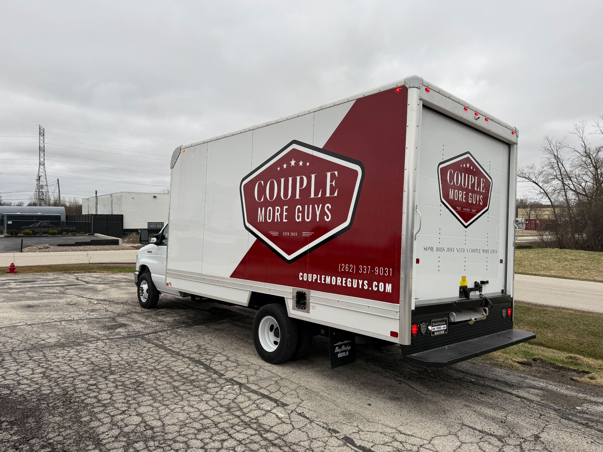 Couple More Guys Box Truck Partial Wrap