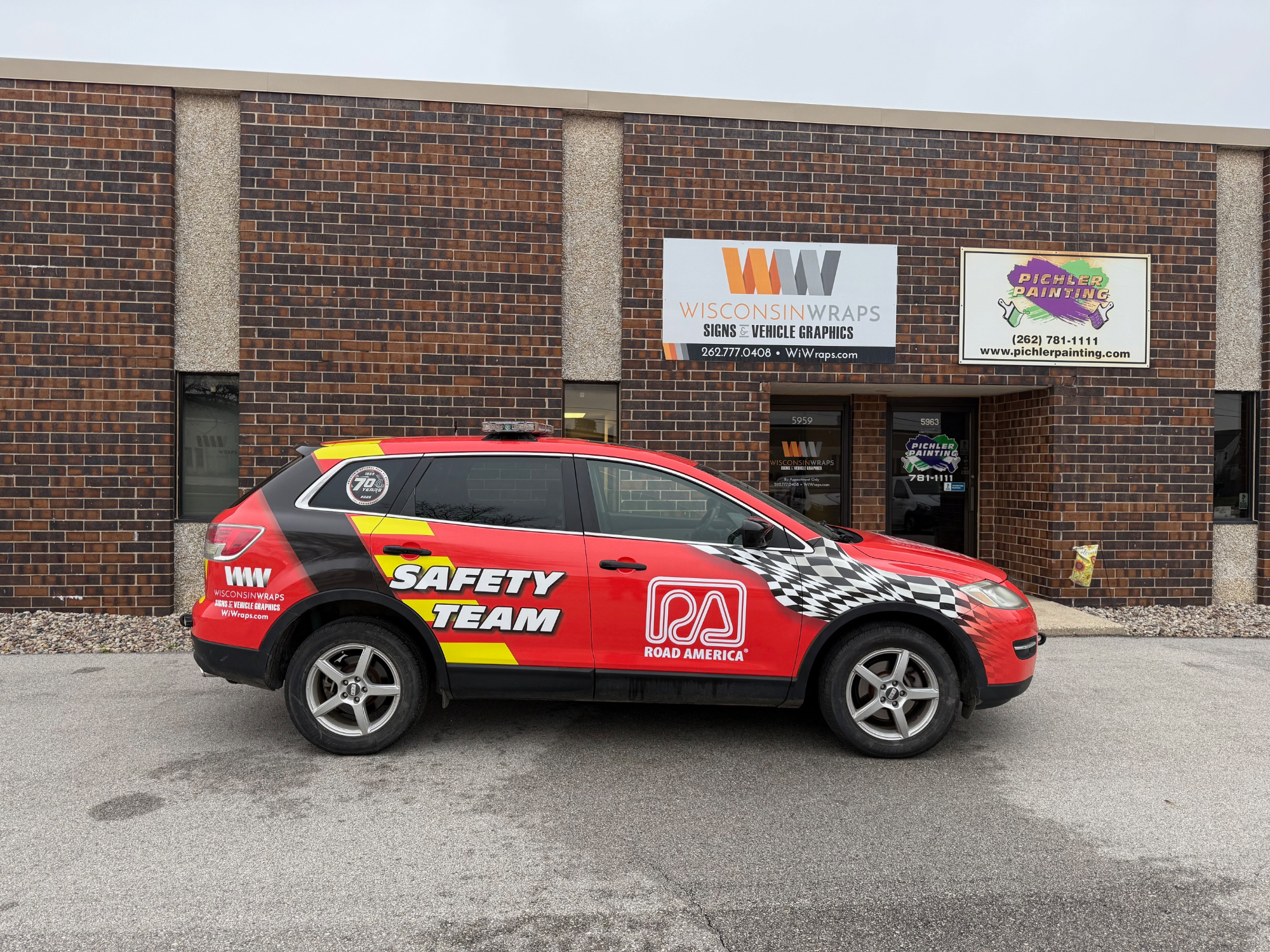  Road America Safety Car Full Wrap