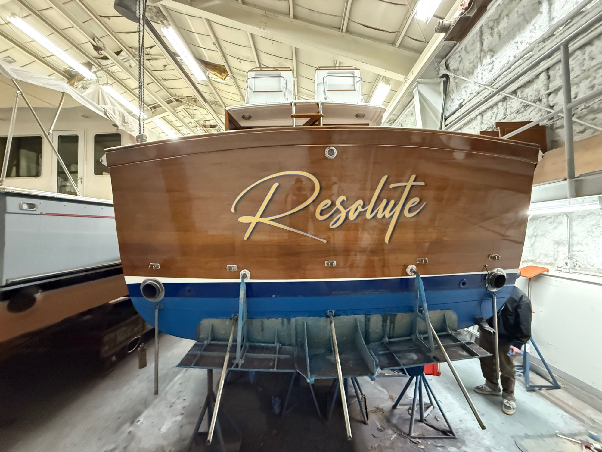 Boat Transom Full wrap