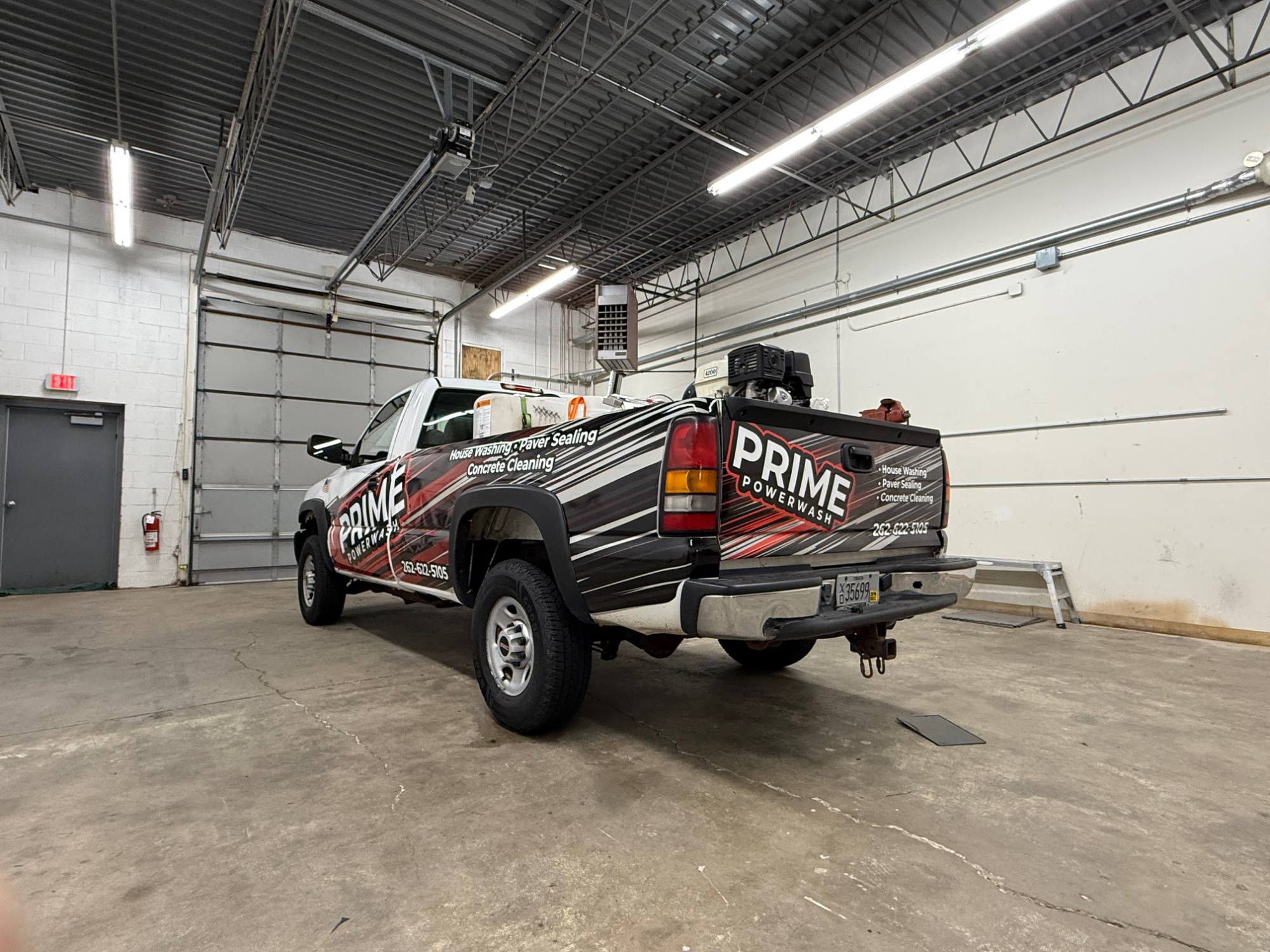Prime Power Washing Truck Wrap