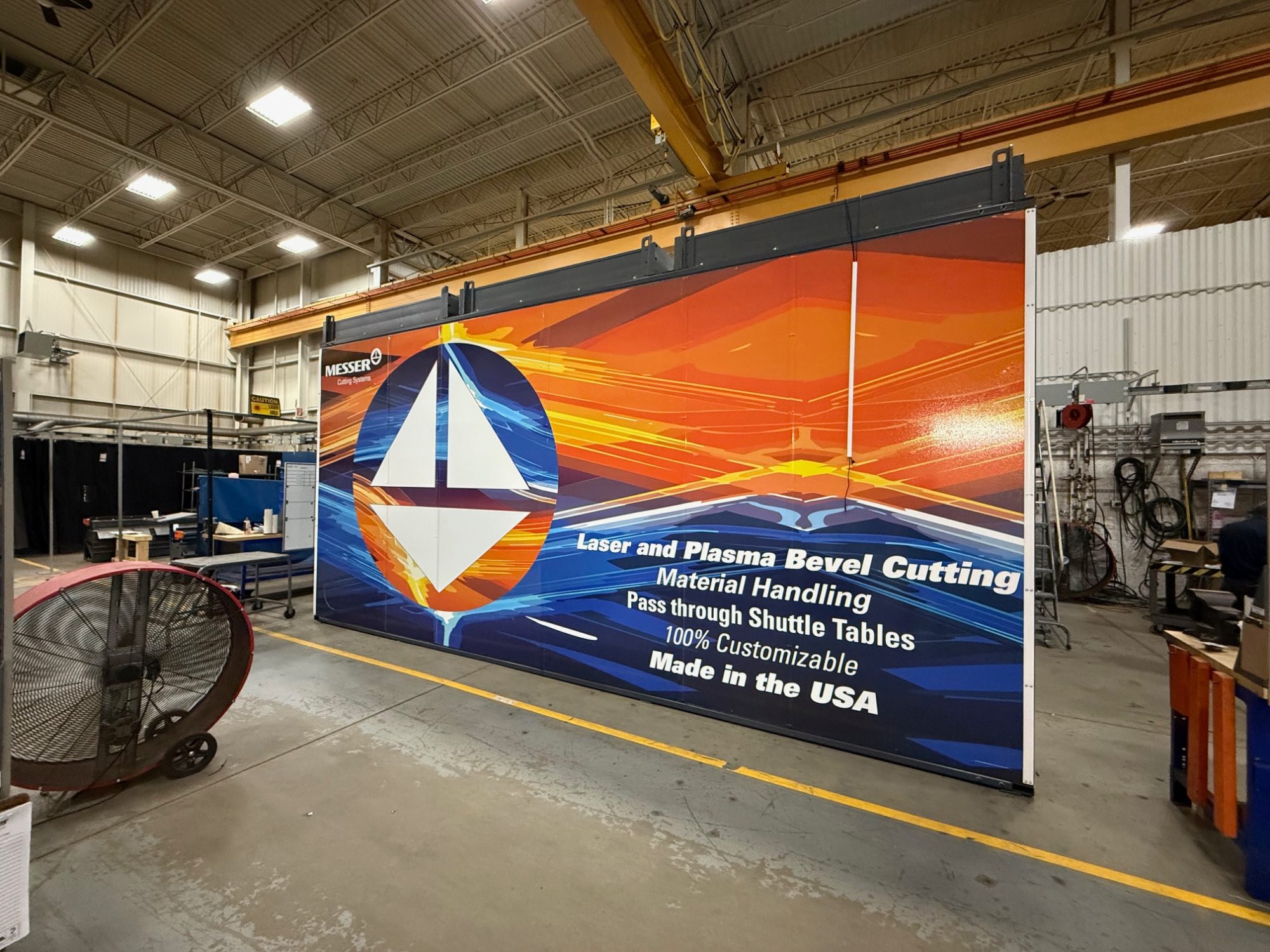 Messer Booth Wrap