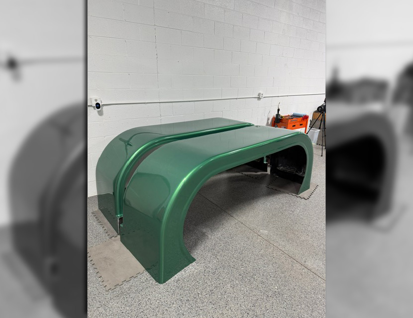 Semi Truck Fender Wrap