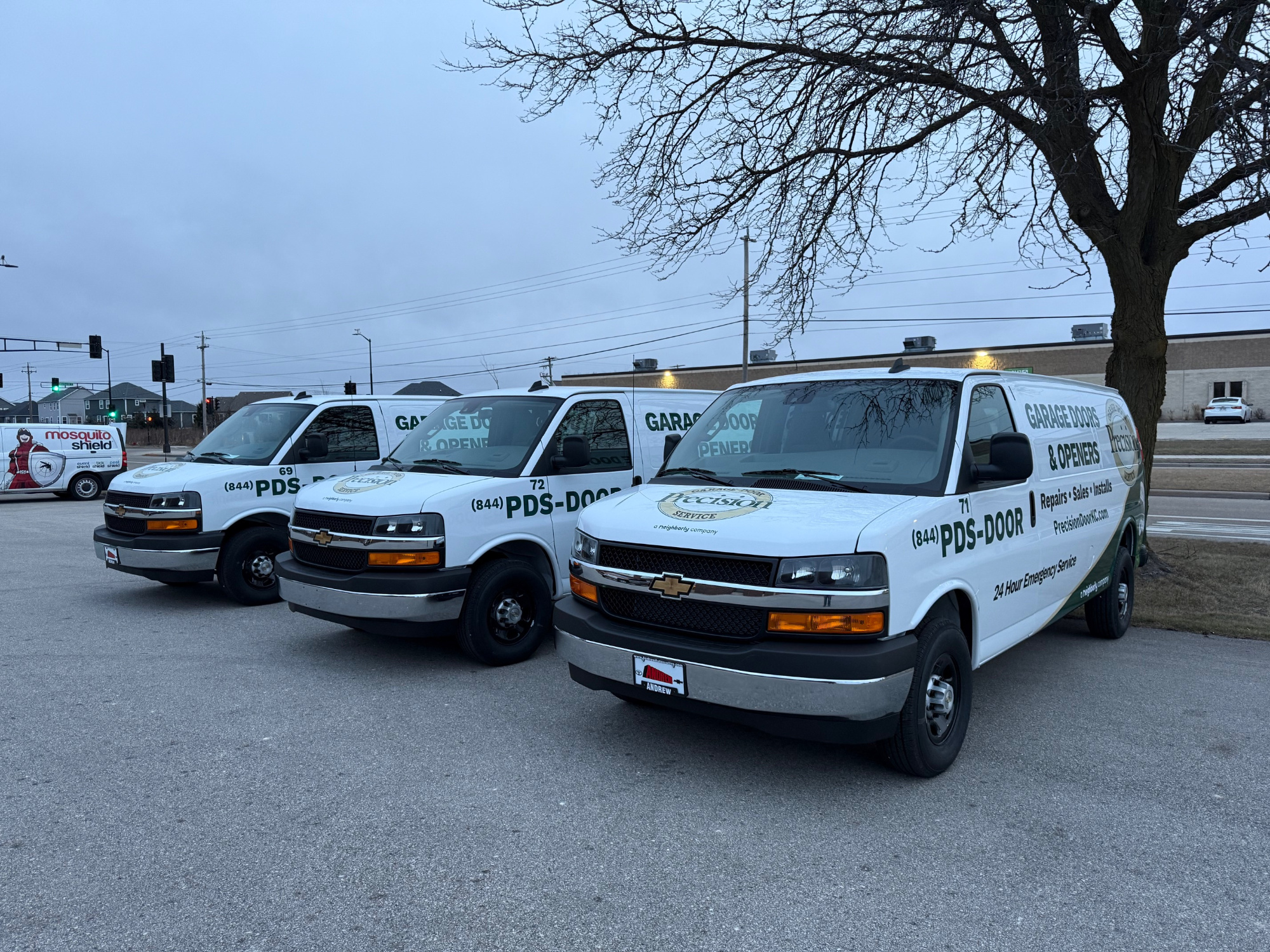 Precision Overhead Door Fleet Graphics