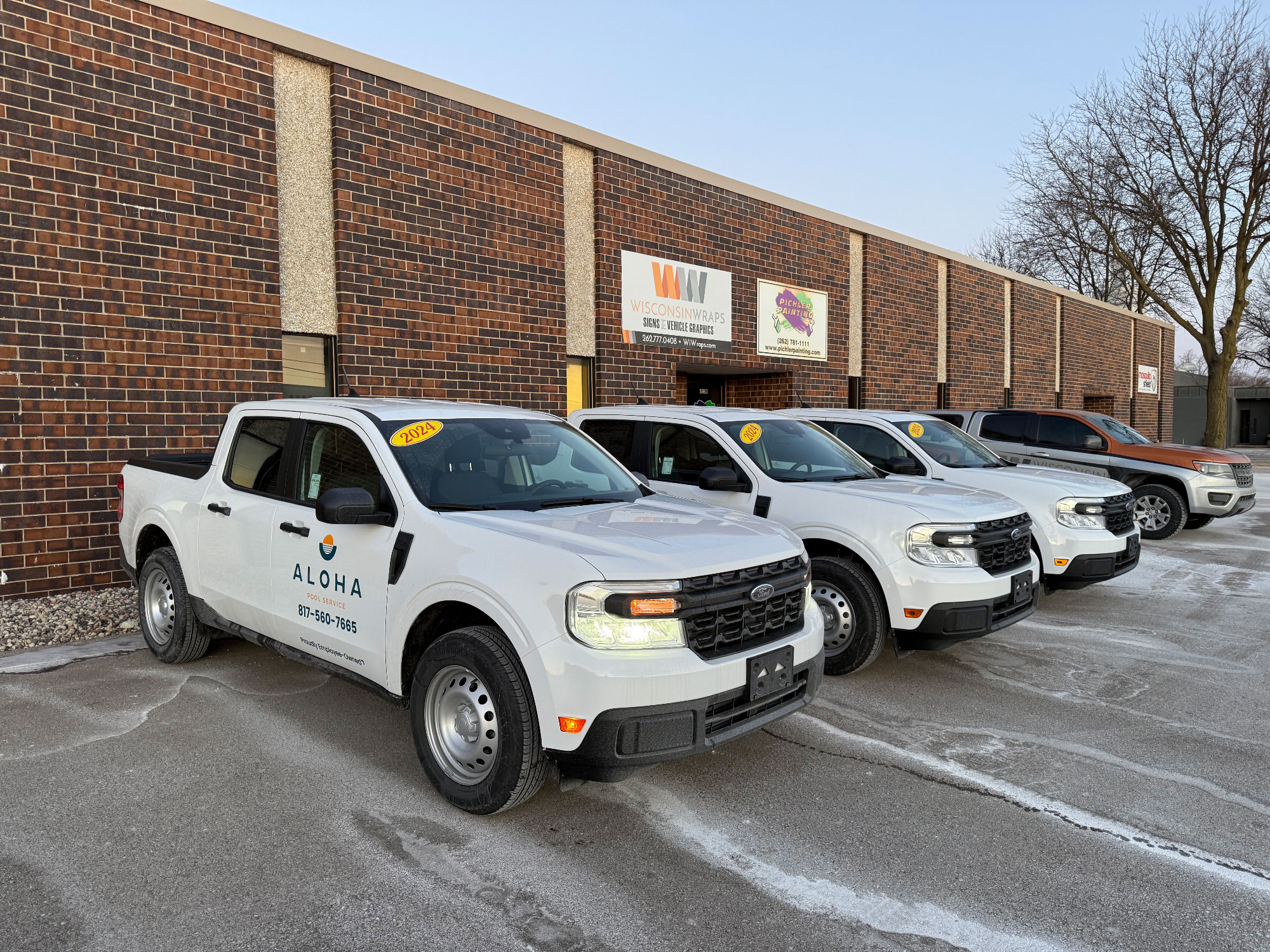 Aloha Pools Fleet Graphics