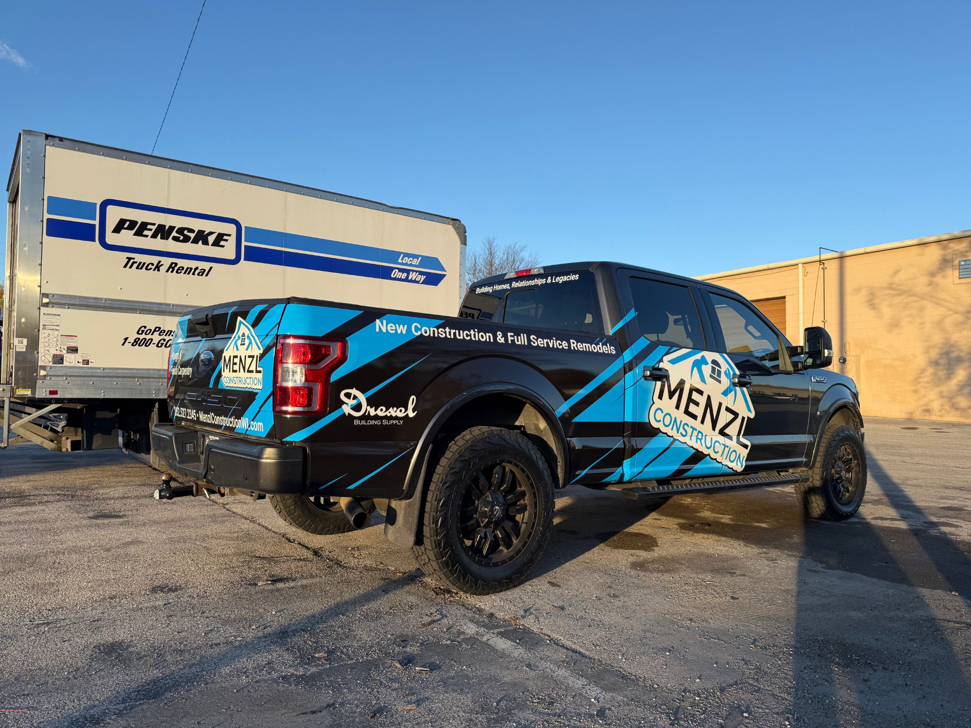 Menzl Truck Partial Wrap