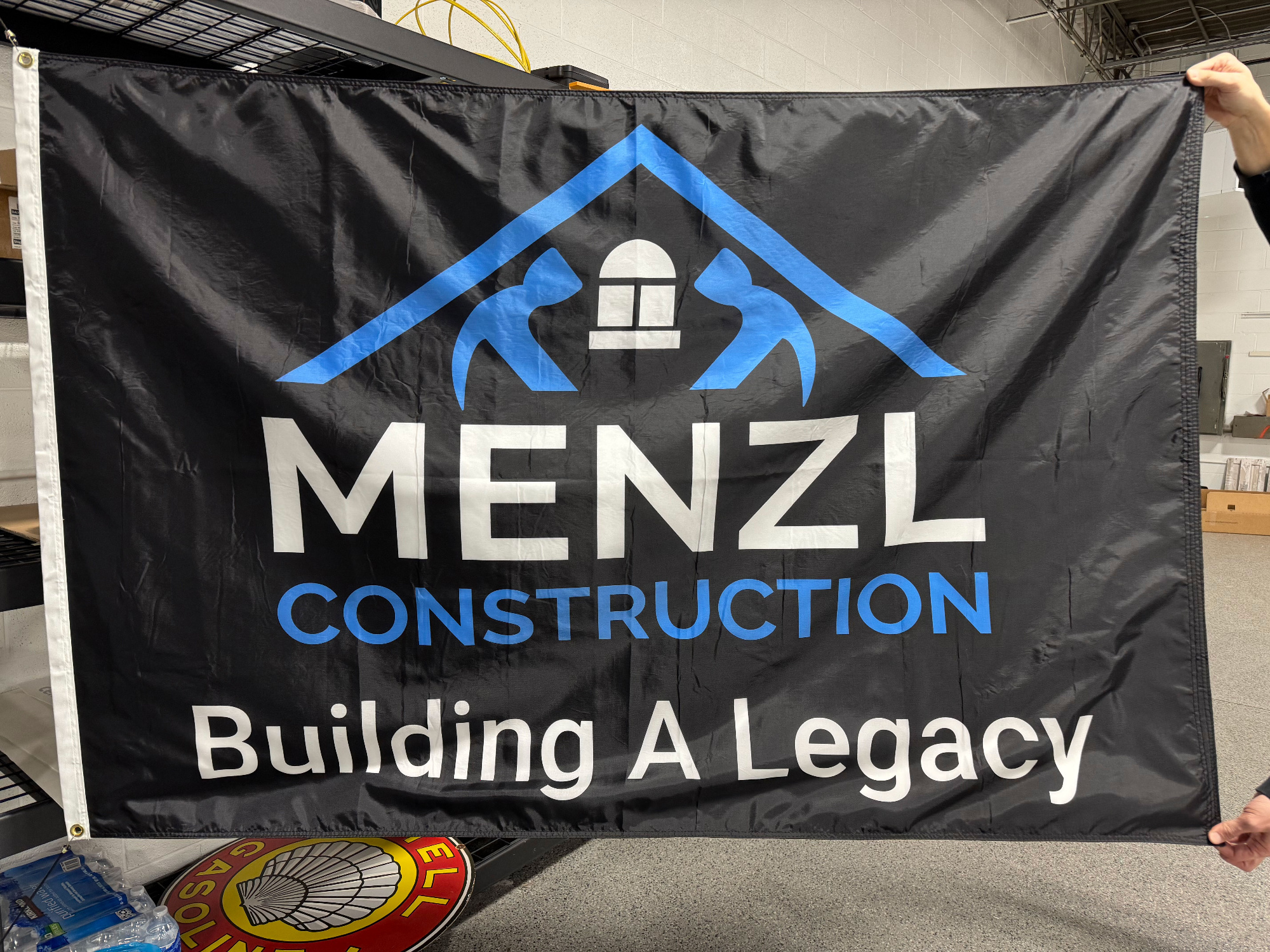Menzl Construction 6'x4' Flag