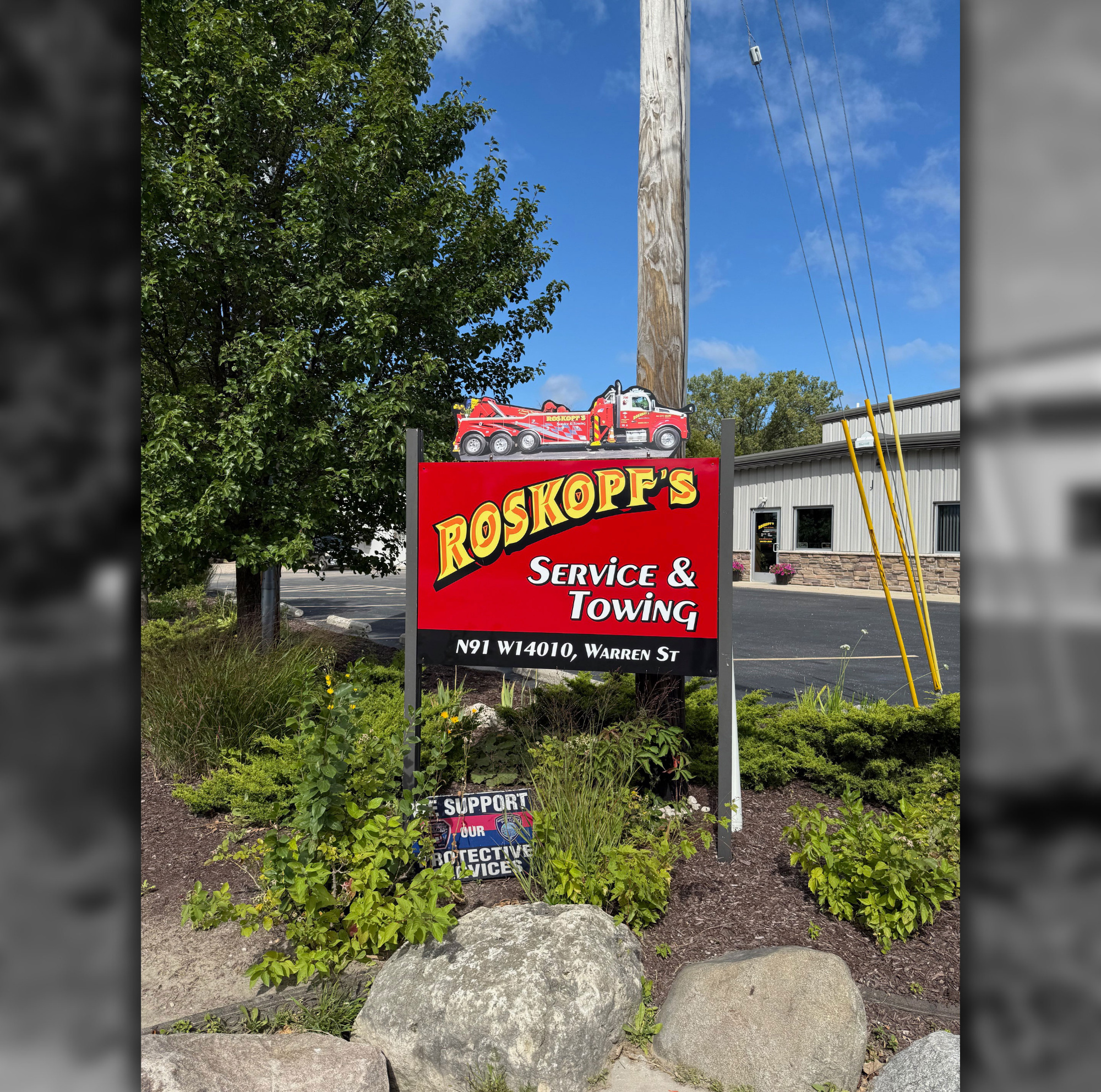 Get custom graphics from our exterior signage company