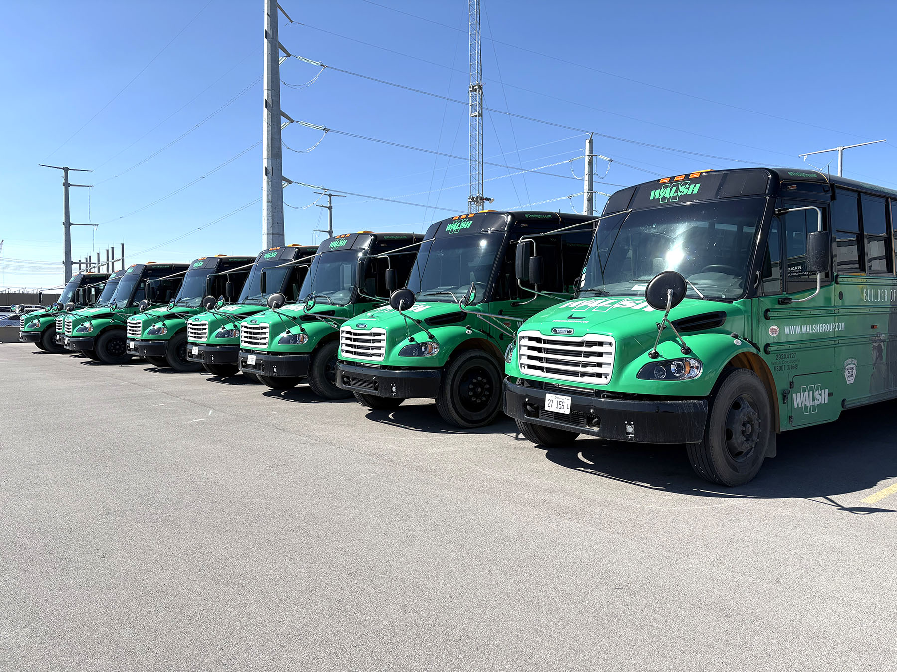 Walsh Construction Bus Wrap